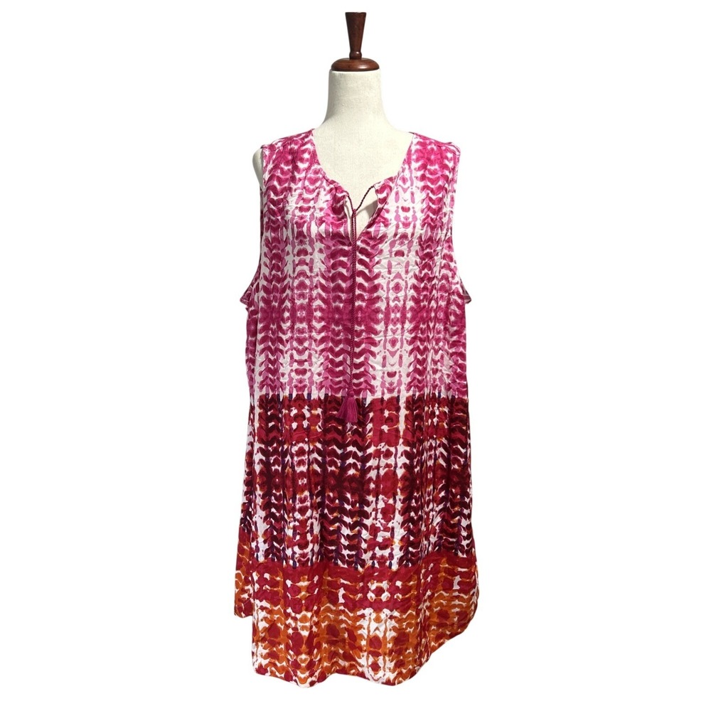 Beach Lunch Lounge Dress NWT Women's 3X Cruise Resortwear Vacation Colorful